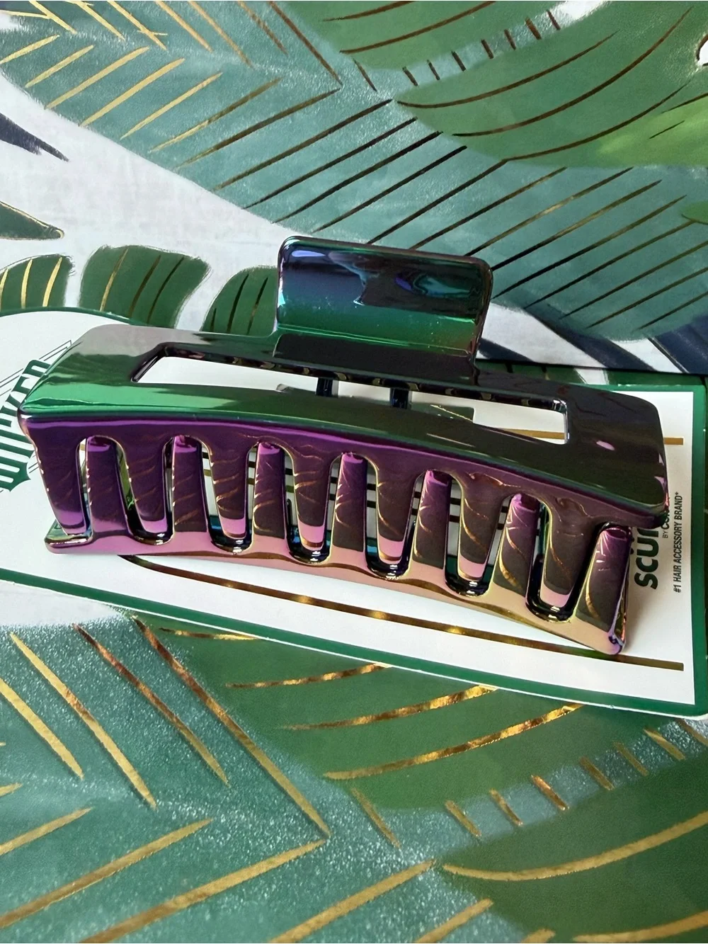 Scünci Wicked Elphaba Iridescent Claw Hair Clip Make Your Own Magic NWT